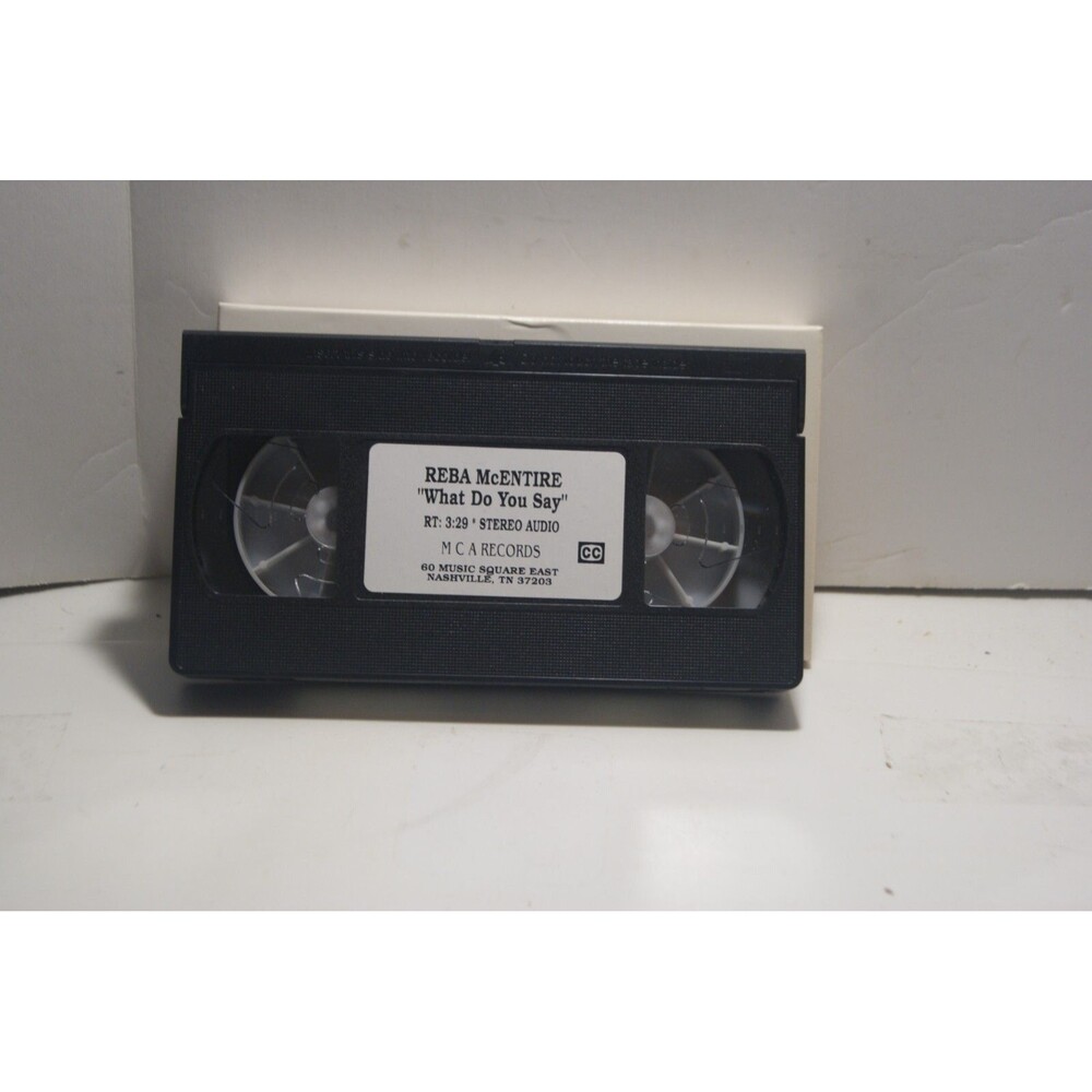 Reba McEntire Vintage VHS Tape Video Press Radio Record Promo What do you Say